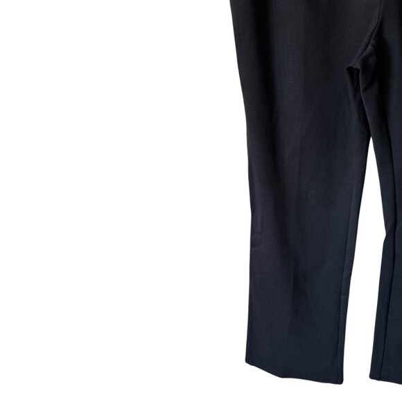 Soft Surroundings Perfect Ponte Bootcut Pant Sz M Black Comfort Stretch Pull On - Picture 9 of 14